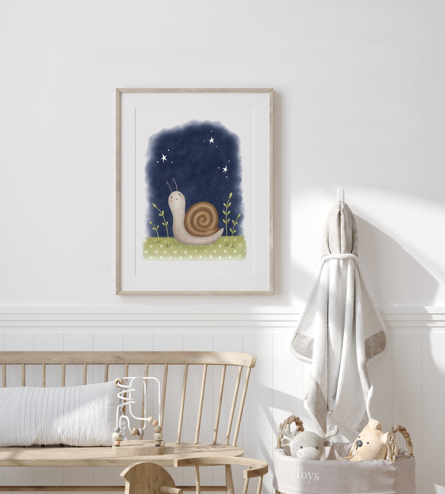 Snail - Woodland Print