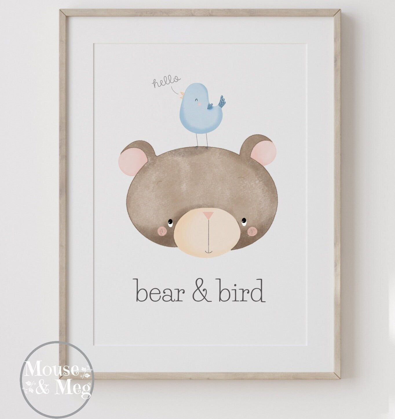 Bear & Bird - Set of 3