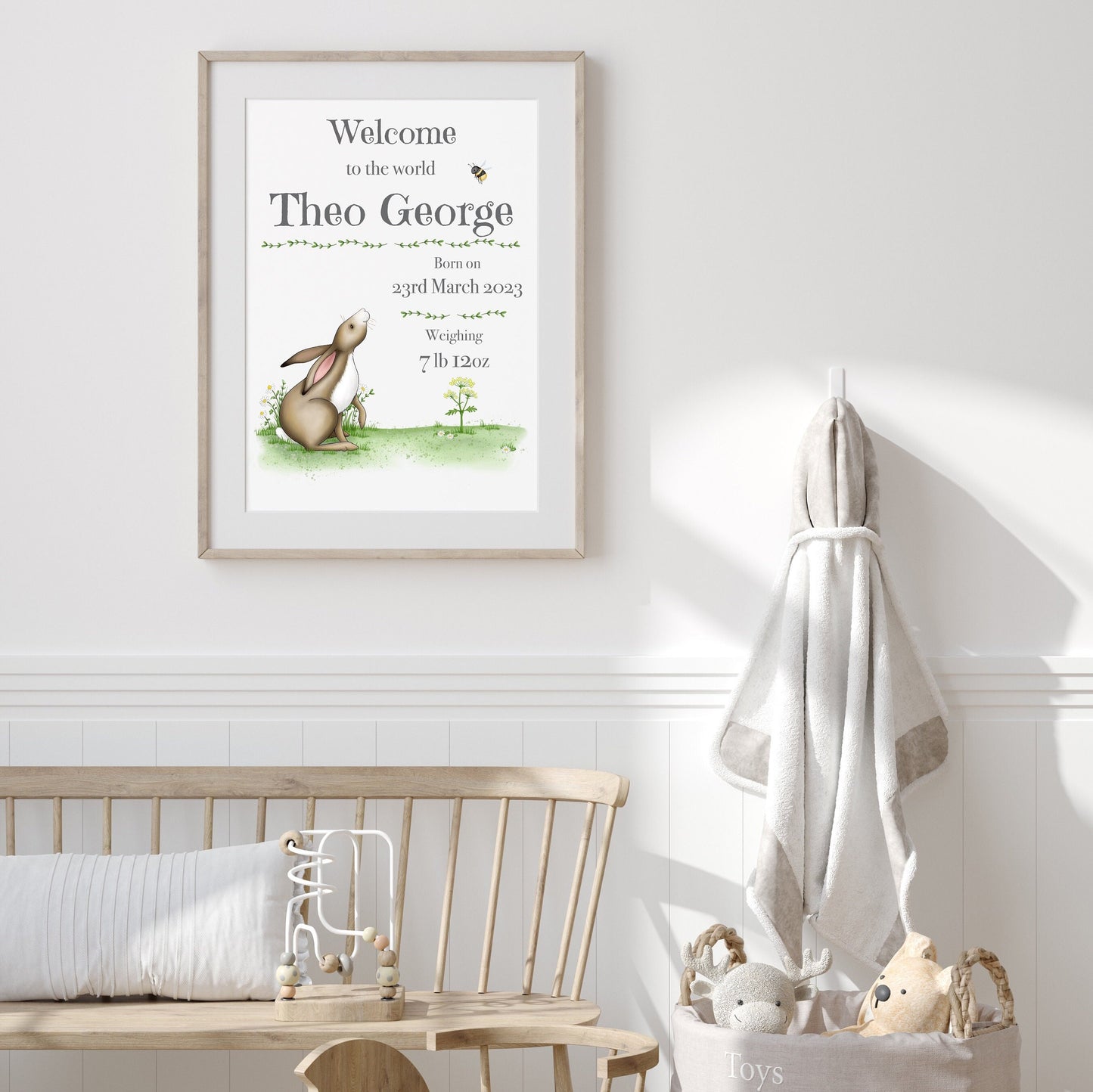 Hare New Baby Print