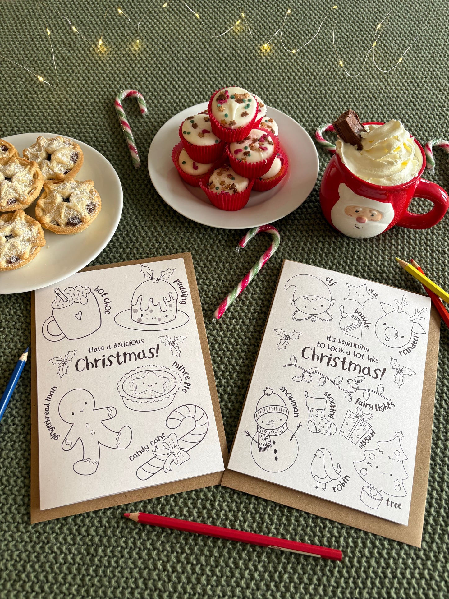 A Lot Like Christmas Colouring Card