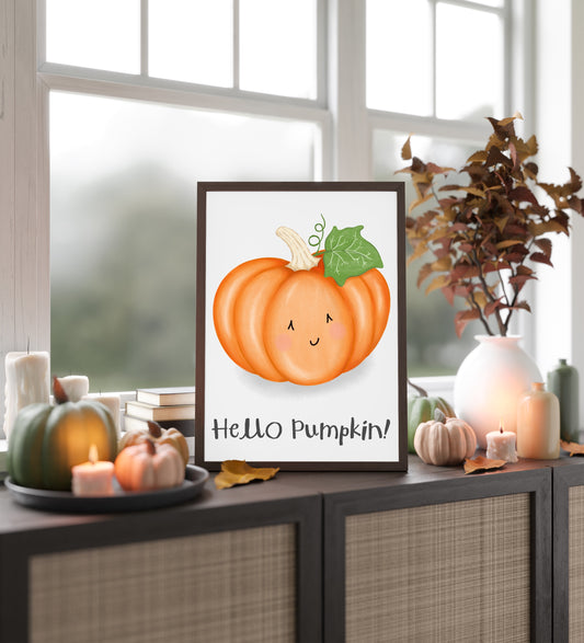 Hello Pumpkin Print