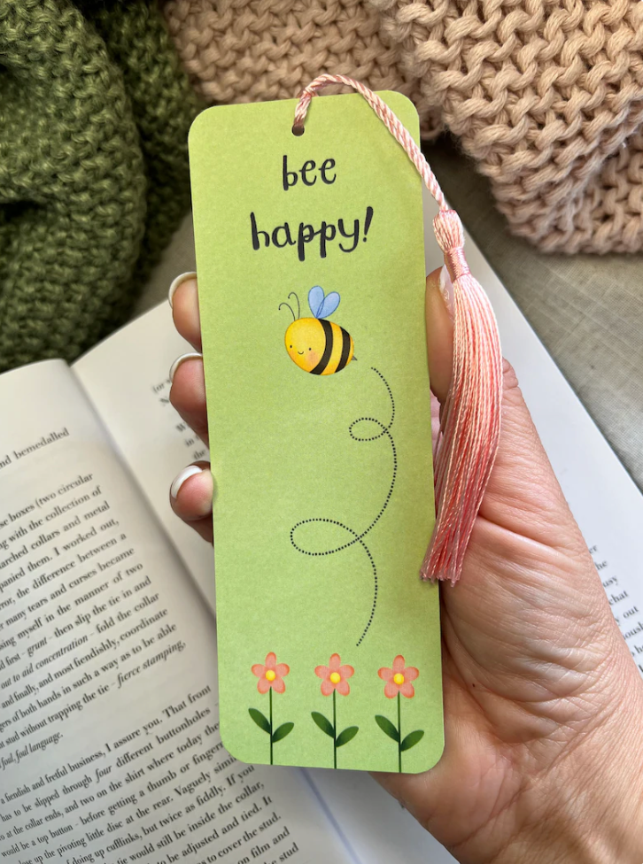 Bee Happy Bookmark