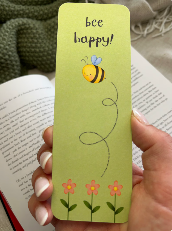 Bee Happy Bookmark