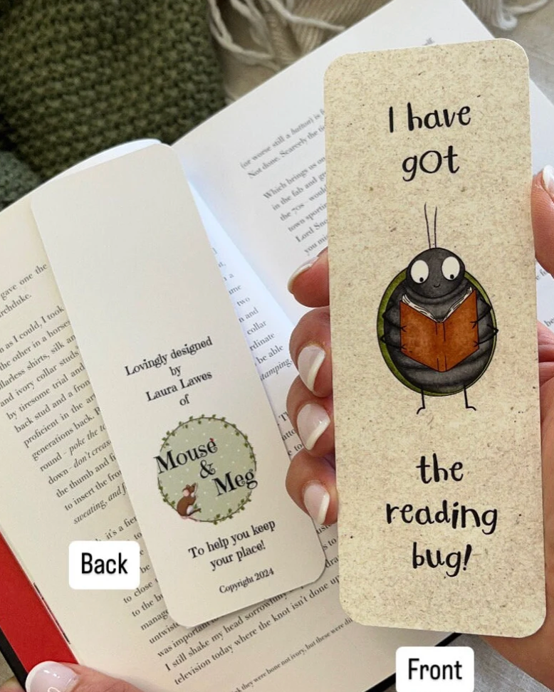 Reading Bug Bookmark