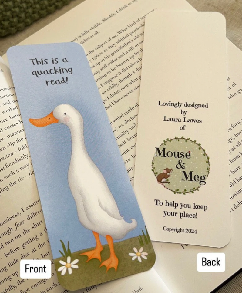 Runner Duck Bookmark