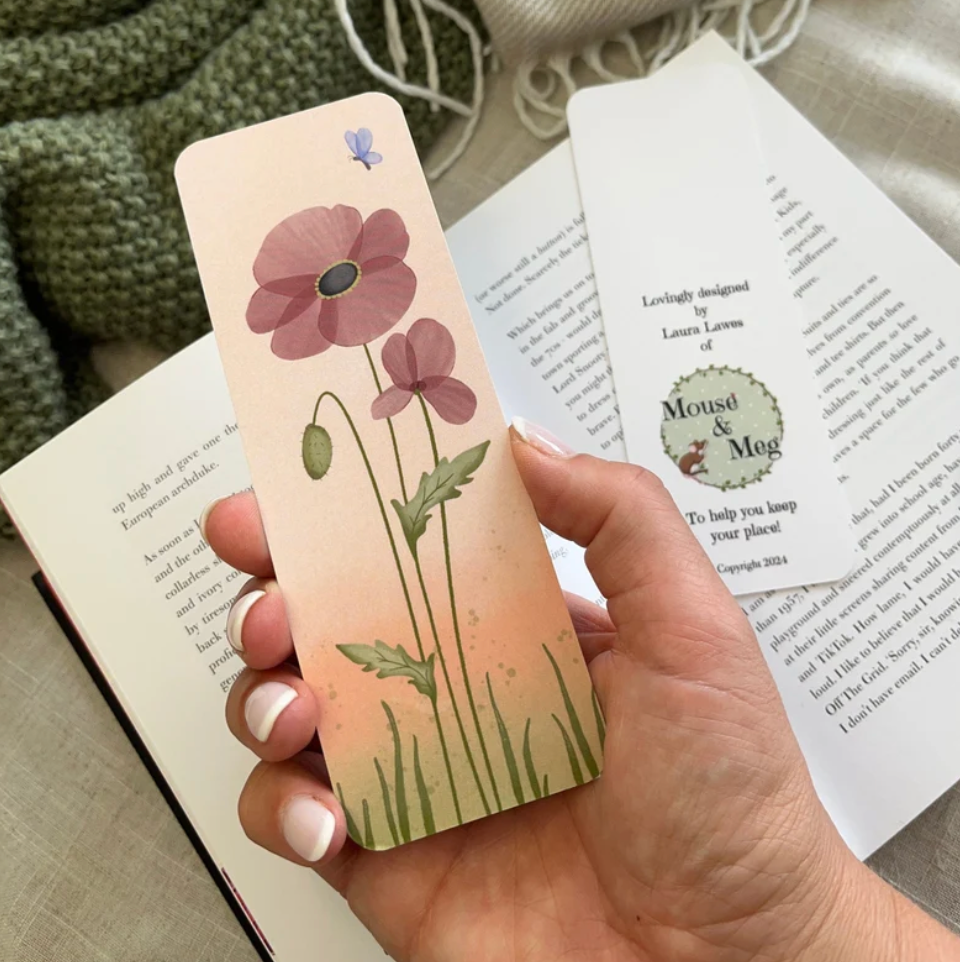 Poppy Bookmark