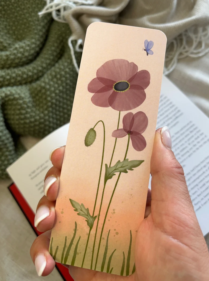 Poppy Bookmark