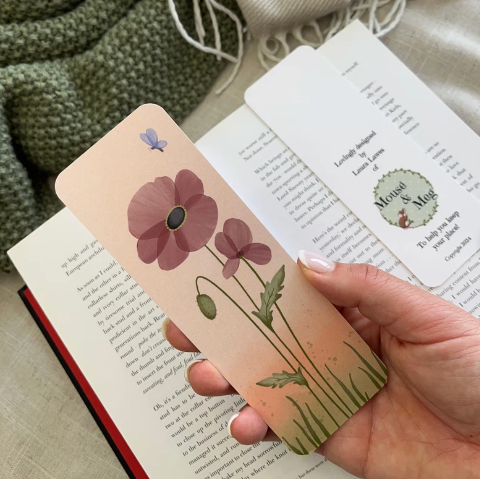 Poppy Bookmark