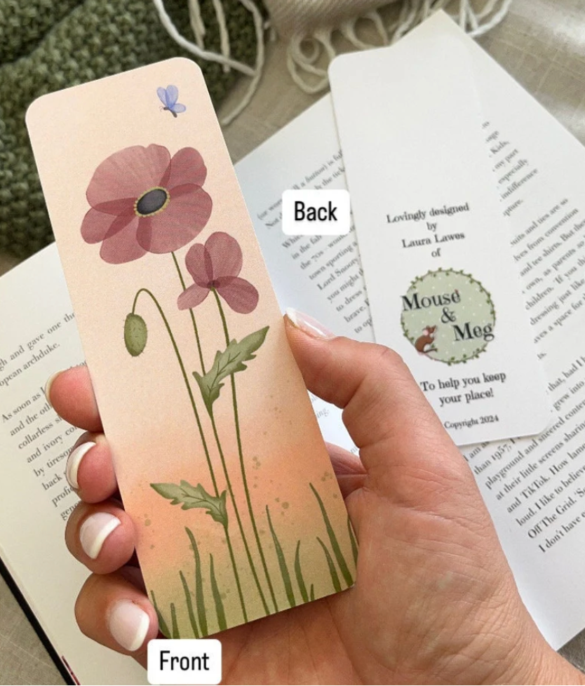 Poppy Bookmark