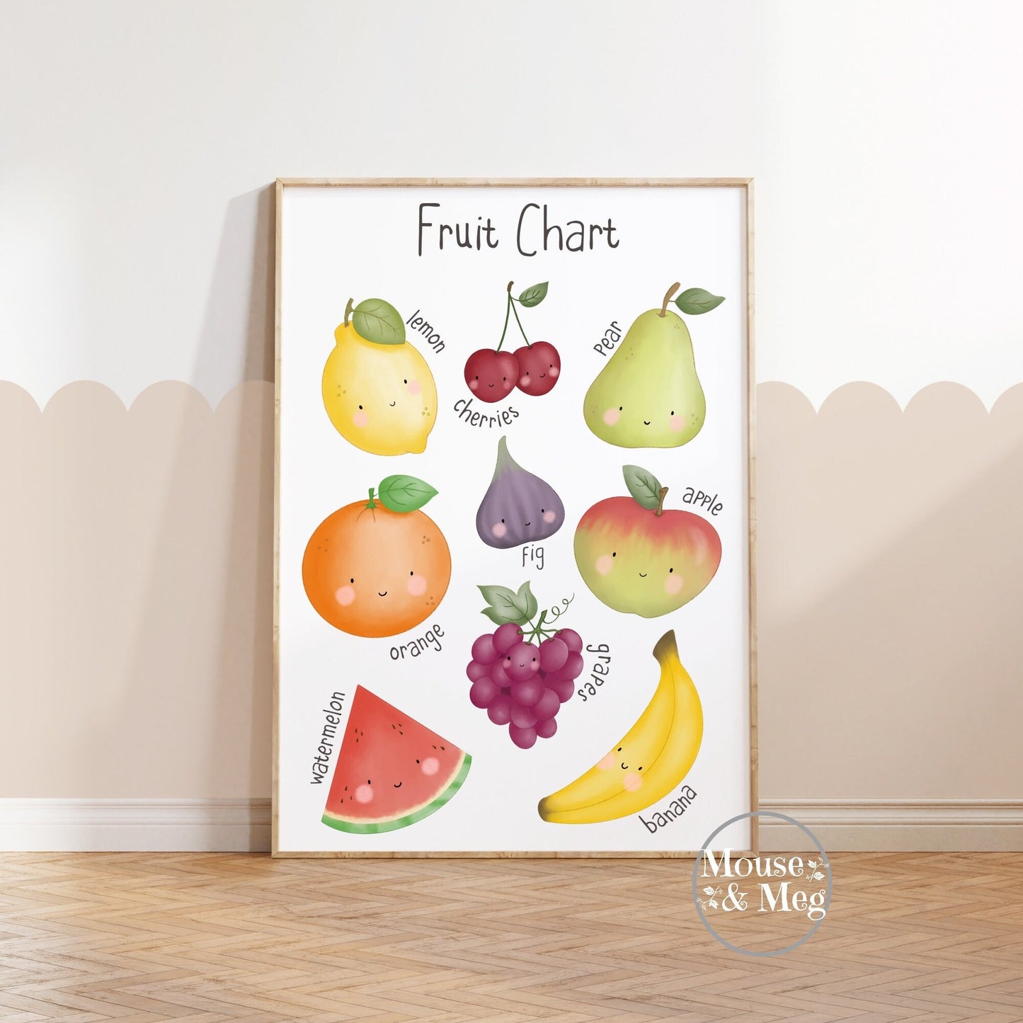 Fruit Chart Print