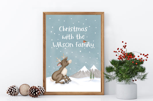 Family Christmas Print