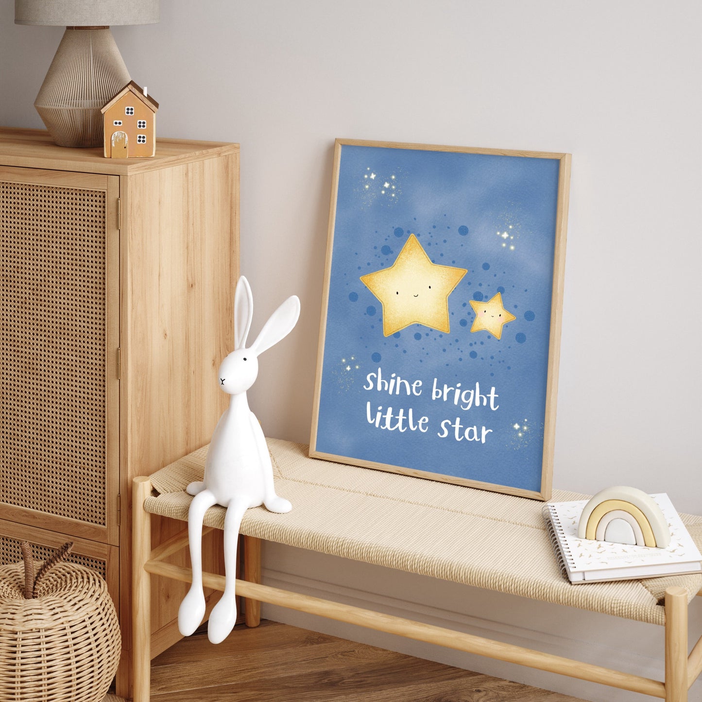 Shine Bright Little Star Print