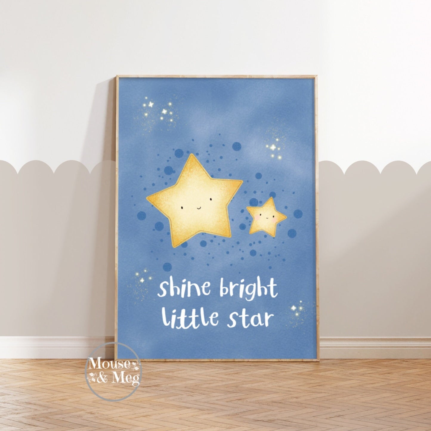 Shine Bright Little Star Print